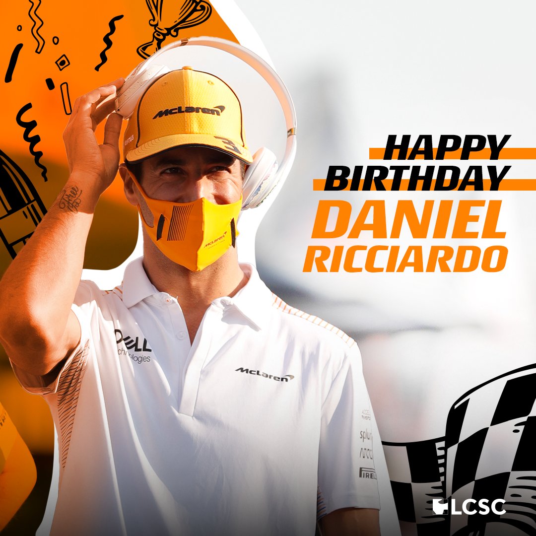 Happy Birthday to Daniel Ricciardo  Comment below if you are fan! 
