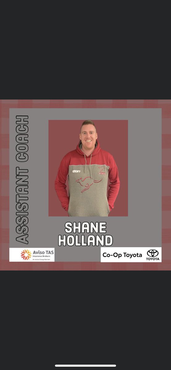 📣 Coaching Announcement 📣

Very happy to welcome Shane "Dutchy" Holland to the Roos for 2022/23. Dutchy comes with extensive experience and success playing and coaching at Kingborough. 
We look forward to his involvement in taking our club forward