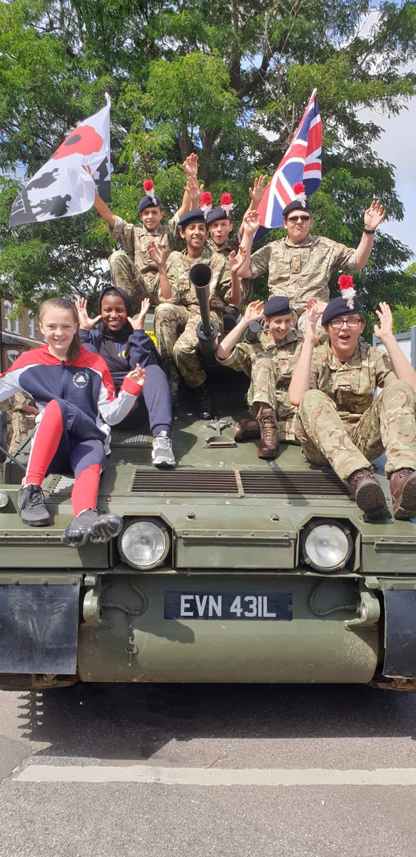 For Armed Services Day 2022, the cadets from 103 Det. Took part in some recruiting activity in Sidcup alongside @106Acf