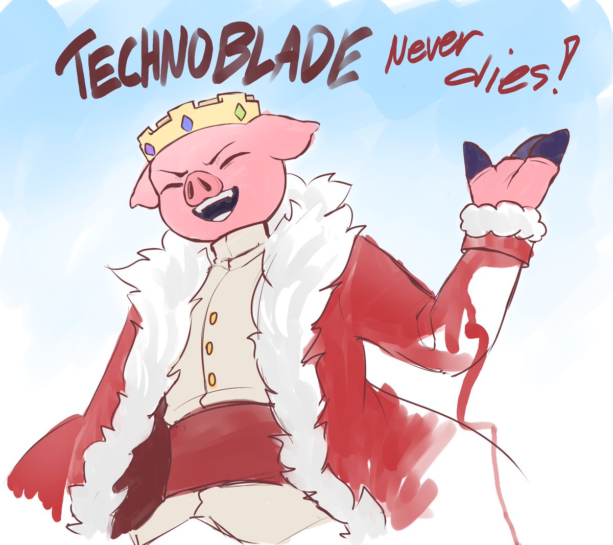 Technoblade never dies  Happy birthday king, Techno, Supportive