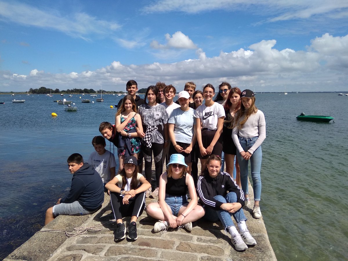 coljosselin's tweet photo. Collège hors les murs .🌊 2 jours entre terre et mer dans notre beau département 😍 bonnes vacances à vous tous 🌸☀️ https://t.co/arOoZsB5a6
