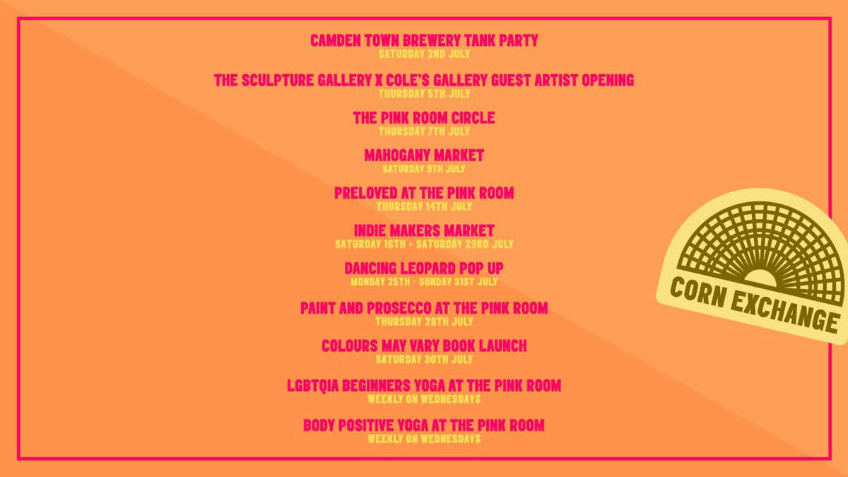 When there's so many #events on you only *just about* squeeze them onto a gram asset. 

Hit that little tag button to virtually save the dates 👇 
#LeedsCornExchange #LeedsEvents