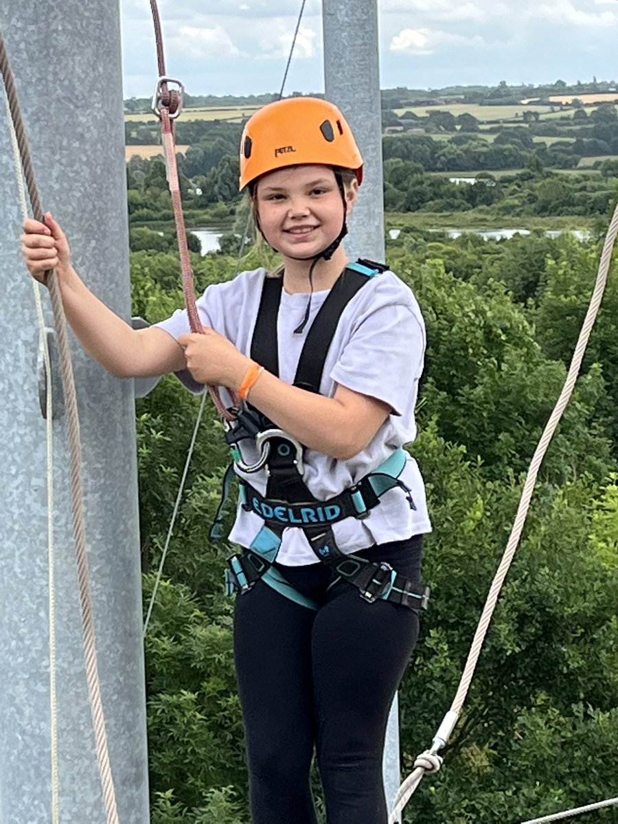 DAS28's tweet photo. High Ropes!!!!  Although super high they did not phases these Long Meadow Legends @MissDevlinLMS @LongMeadowSch https://t.co/qKQU7BNwC4