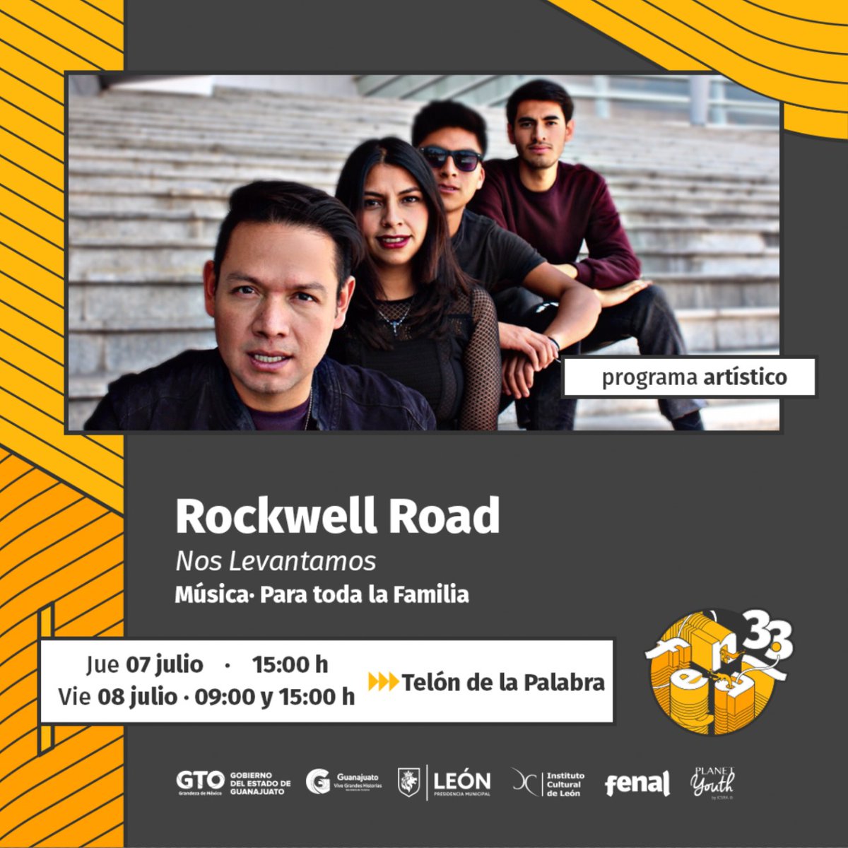 CulturaLeon's tweet image. 🎼🕺🎭¡Música, danza, teatro y más!
Te esperamos en #MiFenal para la experiencia al máximo.