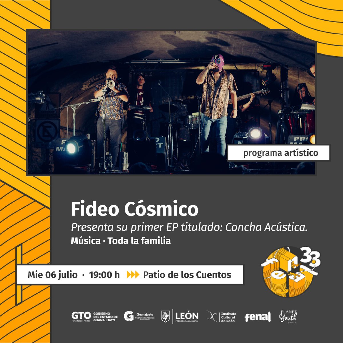 CulturaLeon's tweet image. 🎼🕺🎭¡Música, danza, teatro y más!
Te esperamos en #MiFenal para la experiencia al máximo.