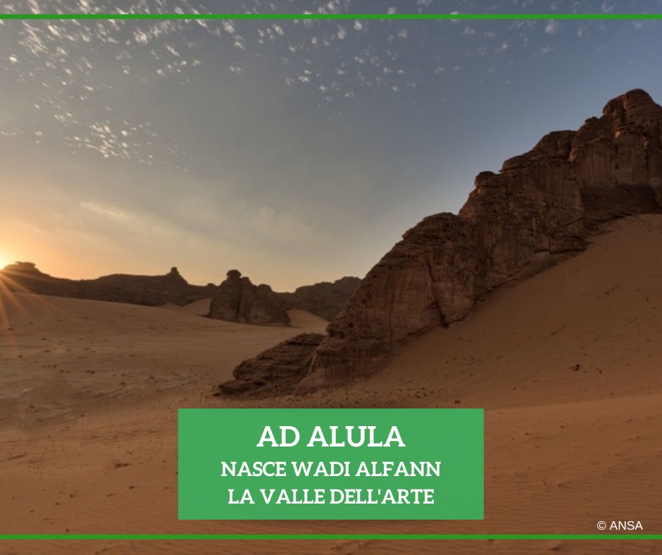 Cinque nuove grandi opere permanenti arricchiranno #WadiAlFann, la "Valle dell'Arte", collocata nel paesaggio monumentale di #AlUla, la regione desertica dell'#ArabiaSaudita nord-occidentale straordinaria per #natura, #storia e #cultura.
#ANSAViaggiArt
➡ bit.ly/3AiXbmv