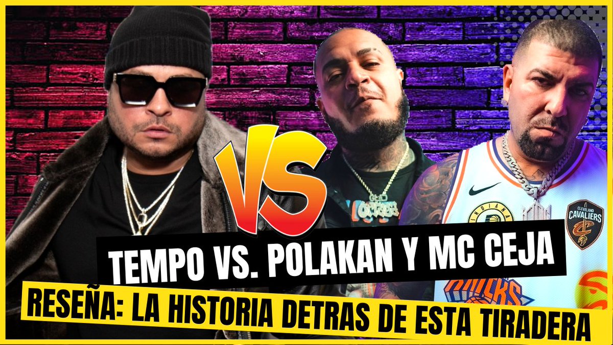 LowQ's tweet photo. #Tempo lanza tiraera a #Polakan & #MCCeja
#videoreseña YA EN EL CANAL.
⬇️LINK AQUÍ⬇️
https://t.co/9BevE2VNRU https://t.co/j0clB6RI8L