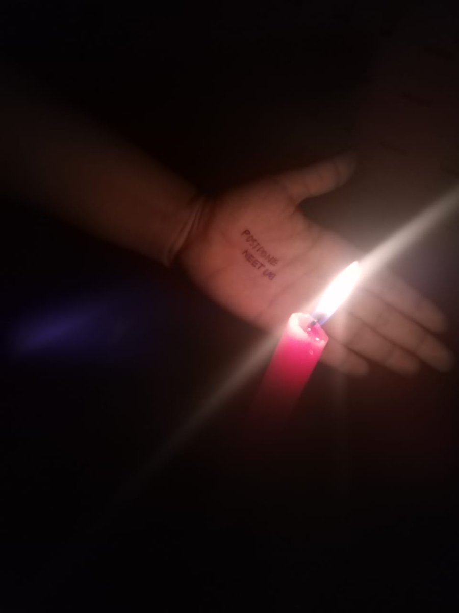 vishal_19203's tweet photo. #CandleMarchForNEETUG
If majority are prepared..than this protest wouldn't have gained this  much momentum. Because of one laugh many life are in danger @dpradhanbjp @PMOIndia @narendramodi #CandleMarchForNEETUG https://t.co/JOUAHWun45 @dpradhanbjp https://t.co/OJrmWsUKf8 https://t.co/VPRMeylAjB