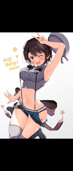 お誕生日おめでとう!!スバルちゃんにとって素敵な一年になりますように🎈🎉✨
#プロテインザスバル
#大空スバル生誕祭 