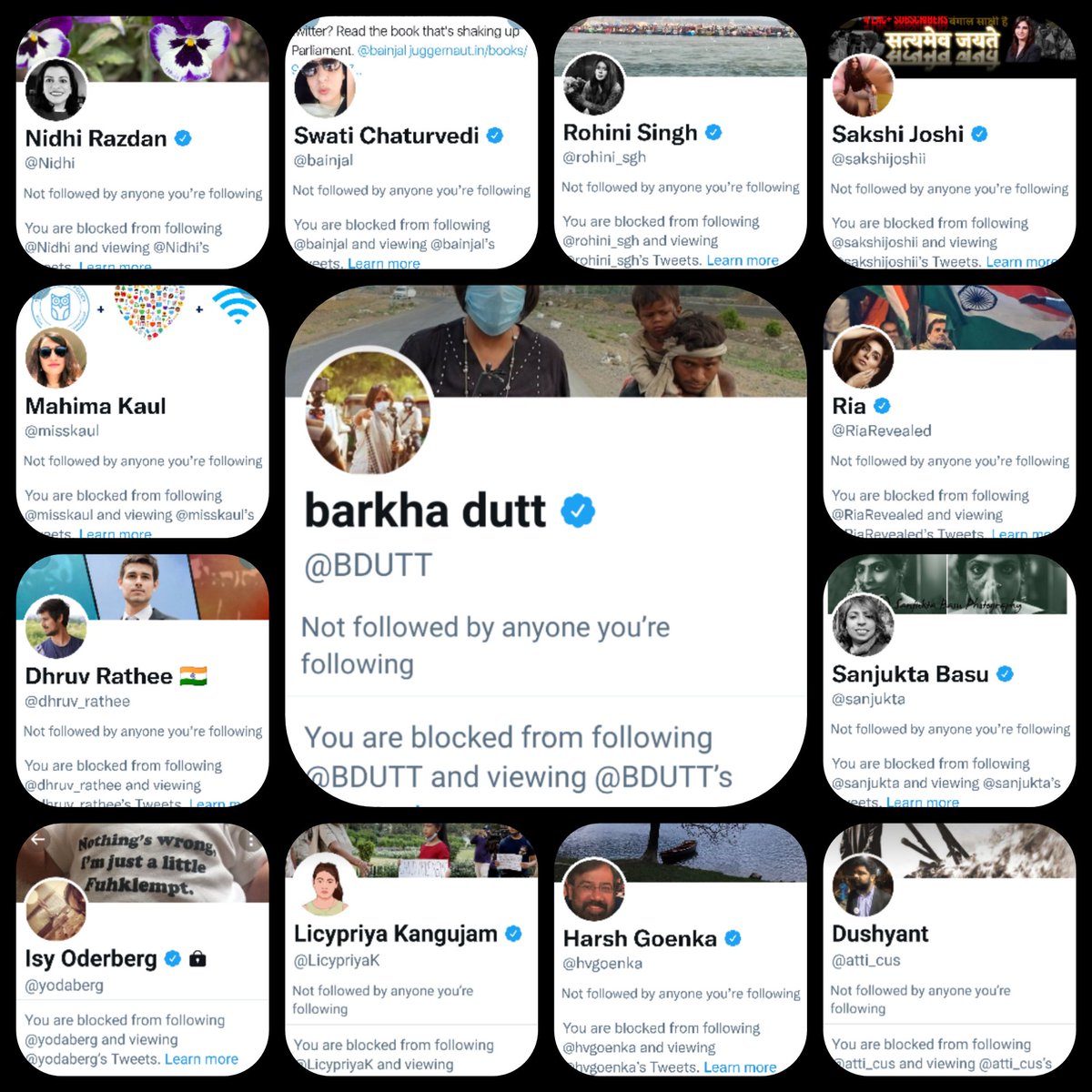 I am blocked by so many people.... Saala ladai kis se karu😩
@Twitter is over for me!!!