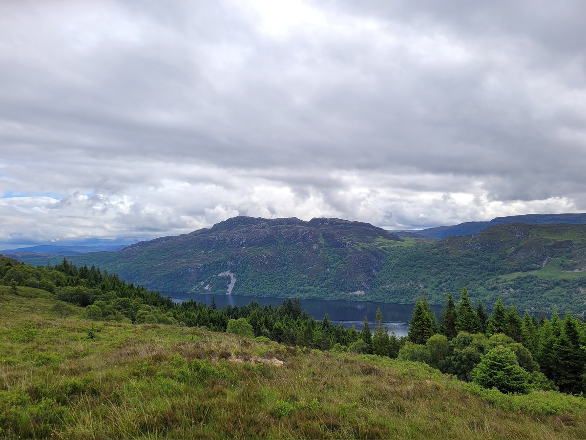 Jamie_LEJOG's tweet image. Day 83: Fort Augustus to Invermoriston, 13 miles. Took the high route out if Fort Augustus, which meant plenty of climbing for the day but also led to some fantastic views over Loch Ness.