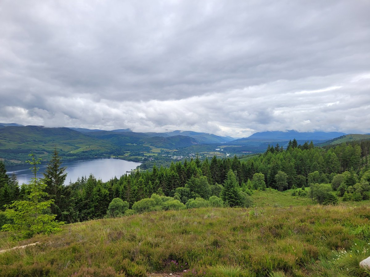 Jamie_LEJOG's tweet image. Day 83: Fort Augustus to Invermoriston, 13 miles. Took the high route out if Fort Augustus, which meant plenty of climbing for the day but also led to some fantastic views over Loch Ness.