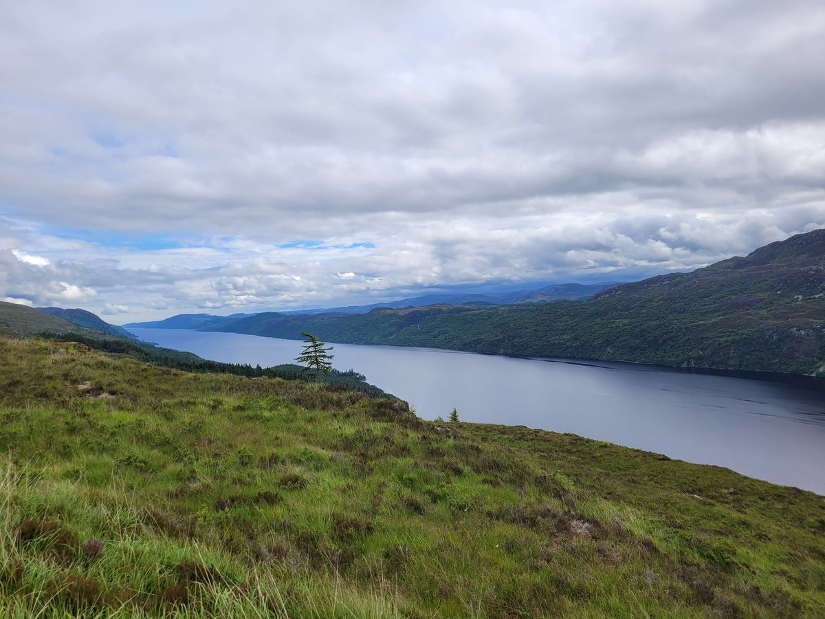 Jamie_LEJOG's tweet image. Day 83: Fort Augustus to Invermoriston, 13 miles. Took the high route out if Fort Augustus, which meant plenty of climbing for the day but also led to some fantastic views over Loch Ness.