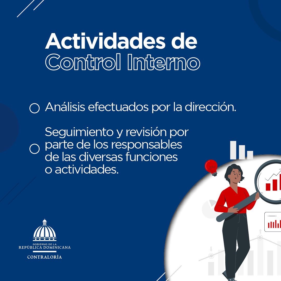 ContraloriaRD's tweet image. Recuerda que la gama que se expone a continuación, muestra la amplitud de las actividades de control interno, pero no constituye la totalidad de las mismas.

#ContraloríaRD #CGR #SomosControl