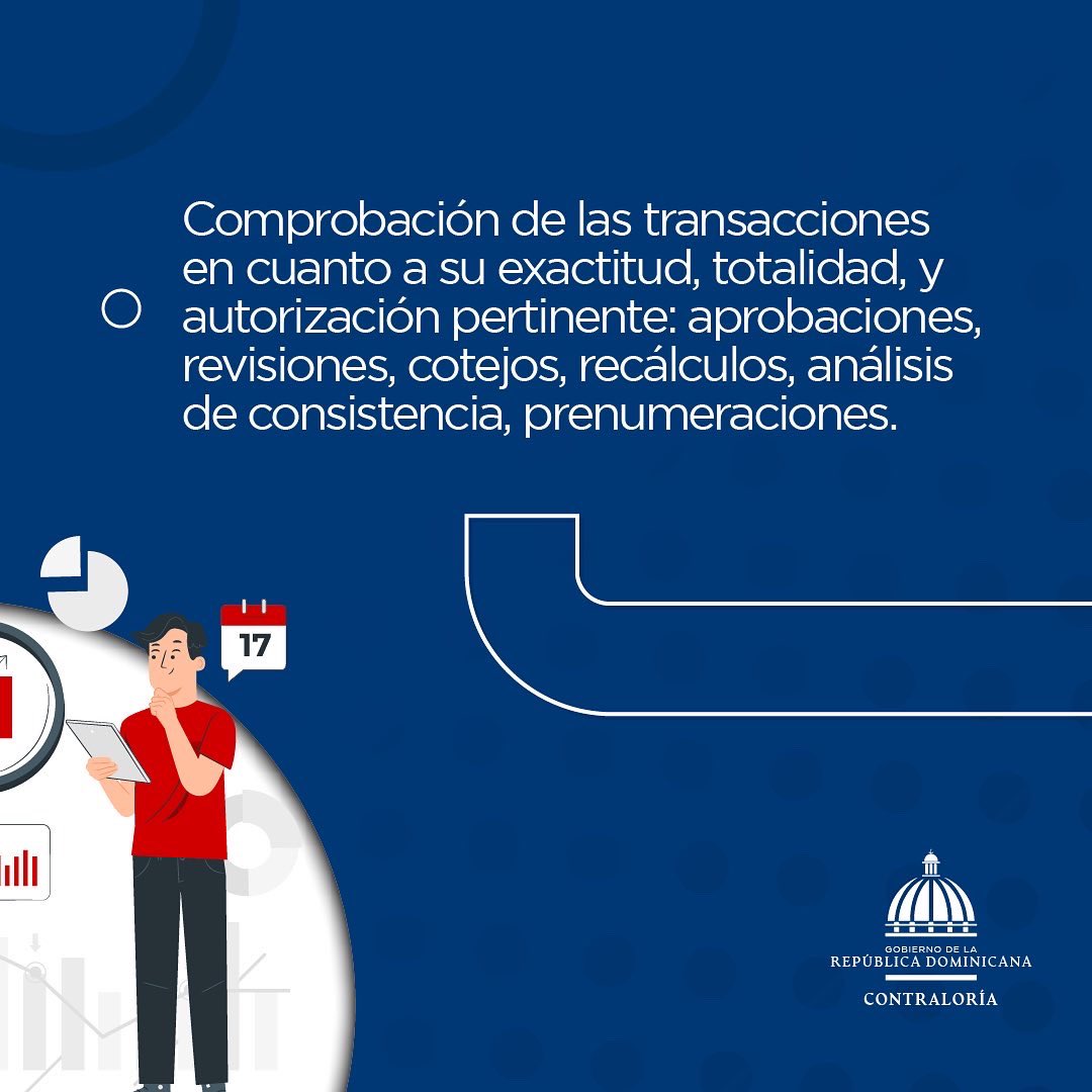 ContraloriaRD's tweet image. Recuerda que la gama que se expone a continuación, muestra la amplitud de las actividades de control interno, pero no constituye la totalidad de las mismas.

#ContraloríaRD #CGR #SomosControl