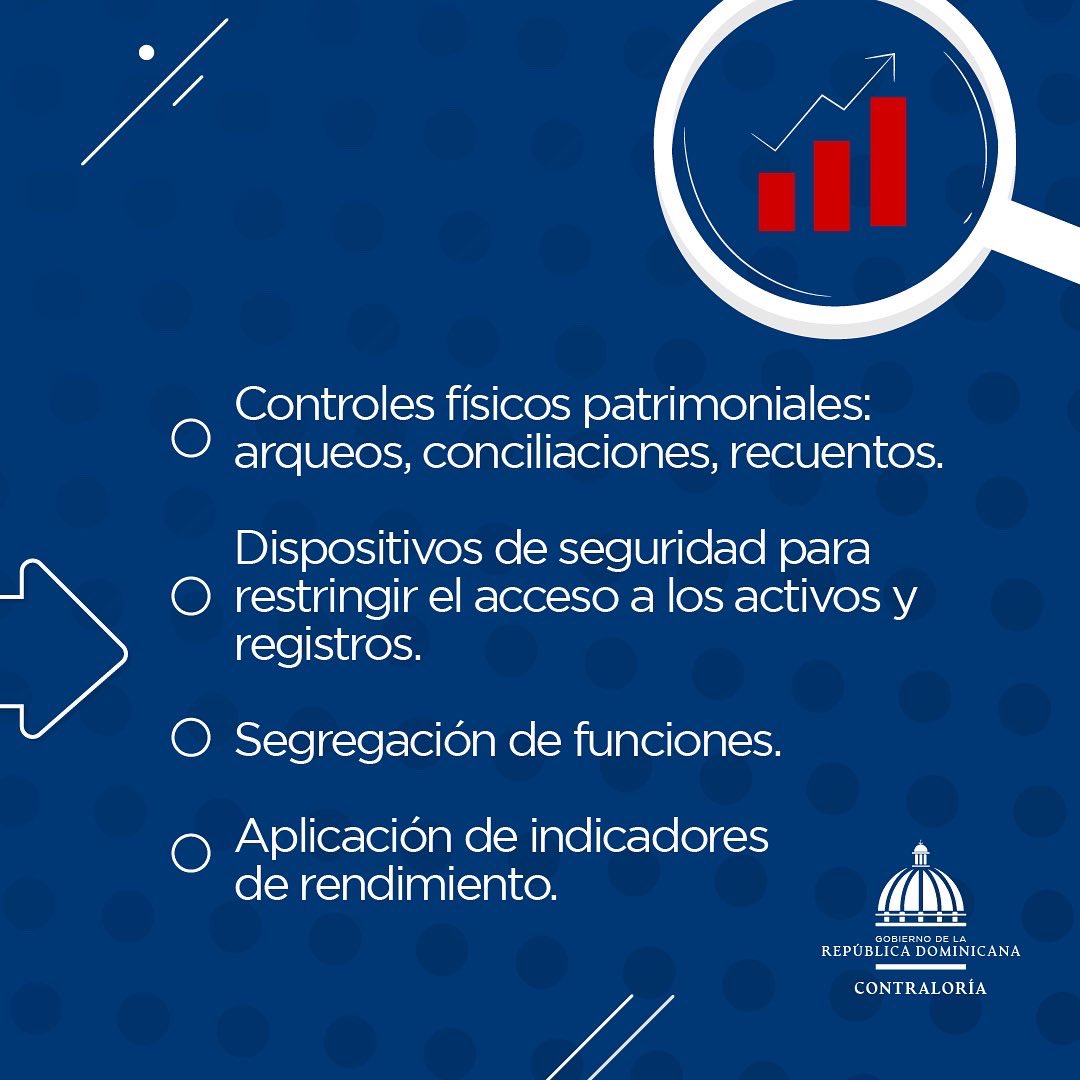 ContraloriaRD's tweet image. Recuerda que la gama que se expone a continuación, muestra la amplitud de las actividades de control interno, pero no constituye la totalidad de las mismas.

#ContraloríaRD #CGR #SomosControl