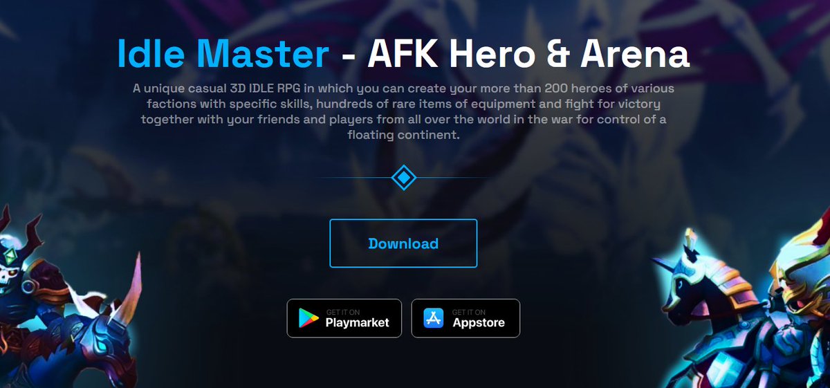 Hi all! Our new site is up and running! We've decided to take a simplified approach, and as we release more information about the game update, we'll update the site accordingly. Please note 👀 This is not the final version of the site.

Check it out: idlemaster3d.com