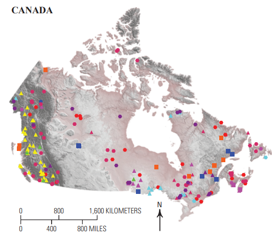 USGSMinerals's tweet photo. Happy 🍁#CanadaDay🍁 to @GSC_CGC &amp; @NRCan, our neighbors to the north! Couldn't ask for better partners in #criticalmineral science. https://t.co/9m1dTVsanr