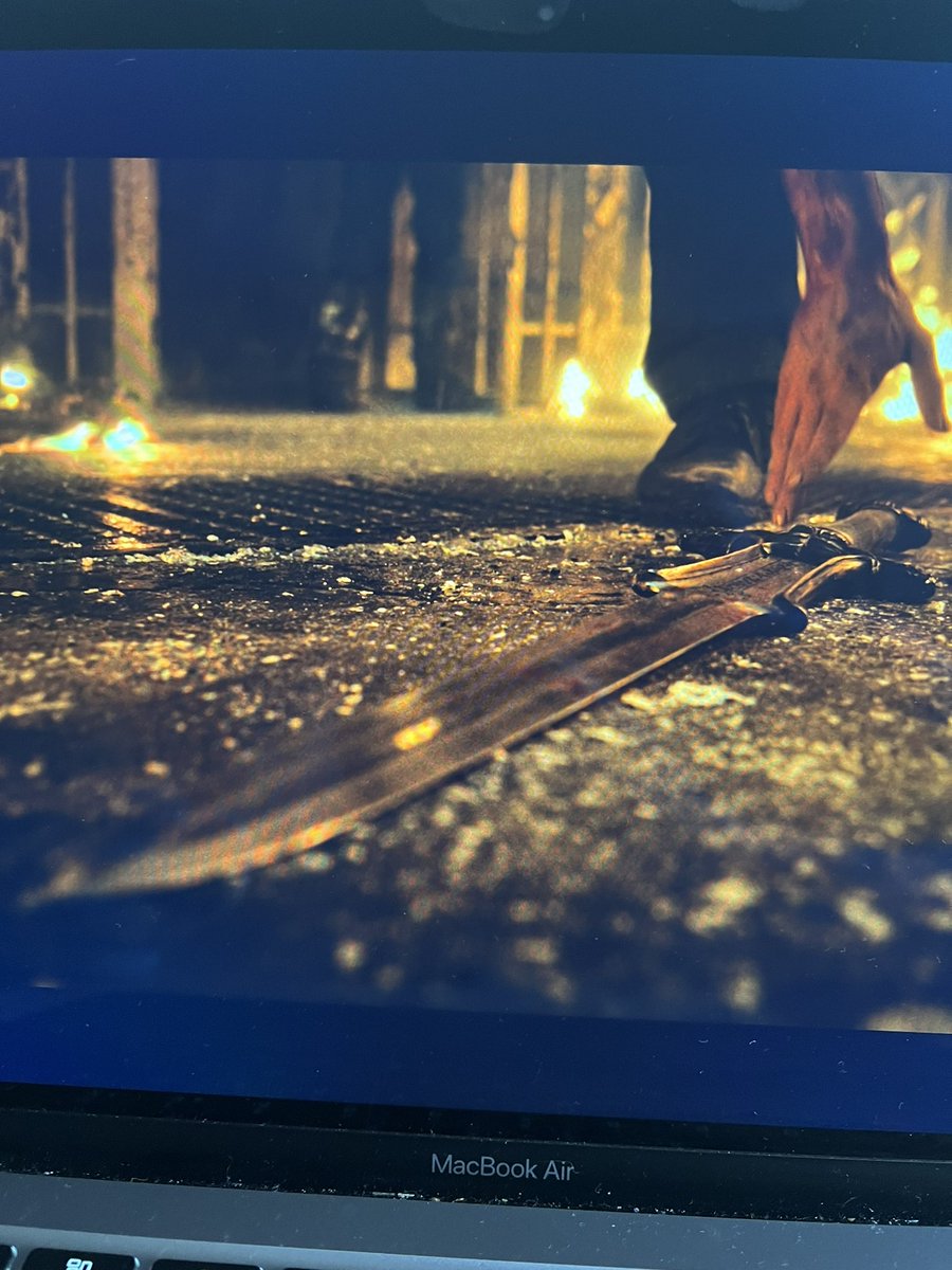 Where did Hopper get the sword in Stranger Things?