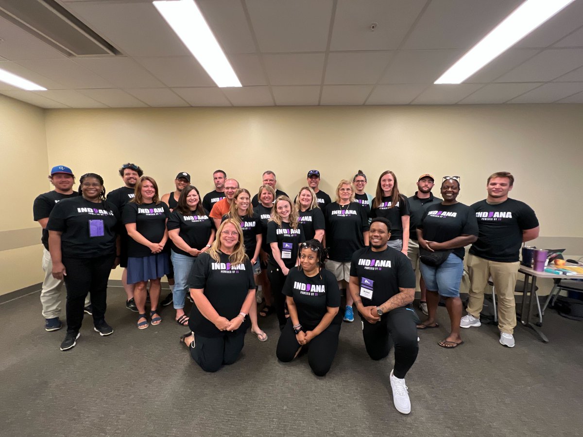 AudraKaplan's tweet image. csteachersorg: #CSPDWeekIN @nextech &amp;amp; @codeorg workshops are wrapping up and sending Hoosier Teachers out into the wild to integrate new teaching and learning strategies and content into their classrooms! Good luck this year and thank you for an amazing …