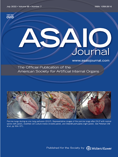 July issue is online! ow.ly/KntK50JMLL3

Several articles #FREE

In the issue #ECLS #PedsECMO #HeartTx #ECMO #BiVAD #ArtificialPlacenta #pedsAKI #PedsICU #Normothermic #EVLP #IntradialyticHypotension #Impella #cardioMEMS #HFrEF #LVAD #BiomedicalEngineering #ArtificialOrgans