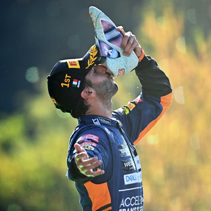 Happy Birthday to the shoey-drinking legend Daniel Ricciardo! Good luck at Silverstone this weekend 