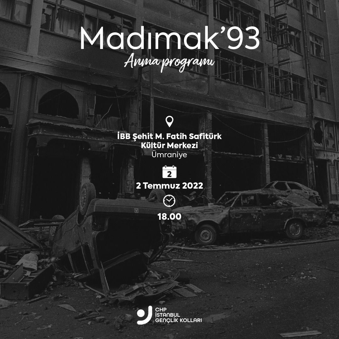 Madımak’ta katledilen canlarımızı unutmadık, unutmayacağız! 

#unutMADIMAKlımda