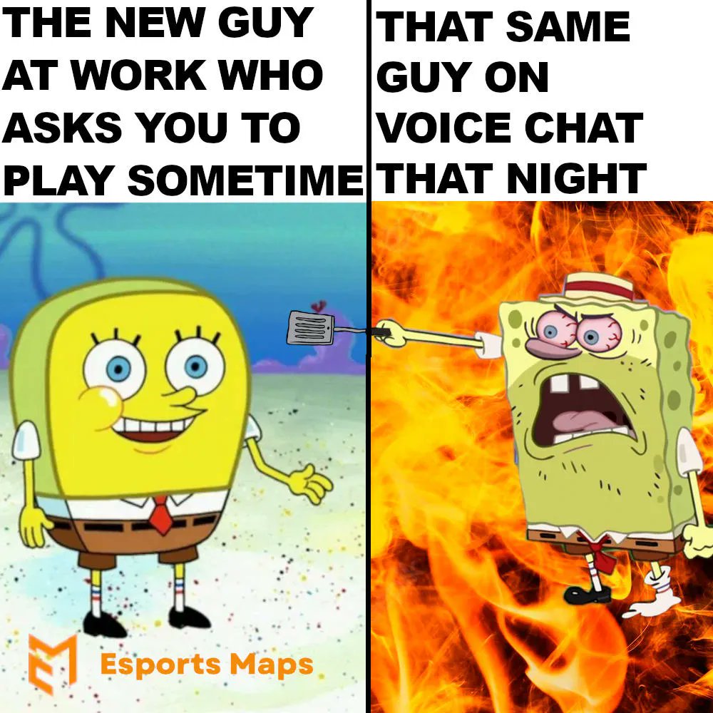 A person’s true character comes to the surface when gaming online. #onlinegaming #multiplayer #spongebob #rage #gamingmemes #gamememes #game #gaming #humor #funny #videogames #mobile #smartphone #gamemine