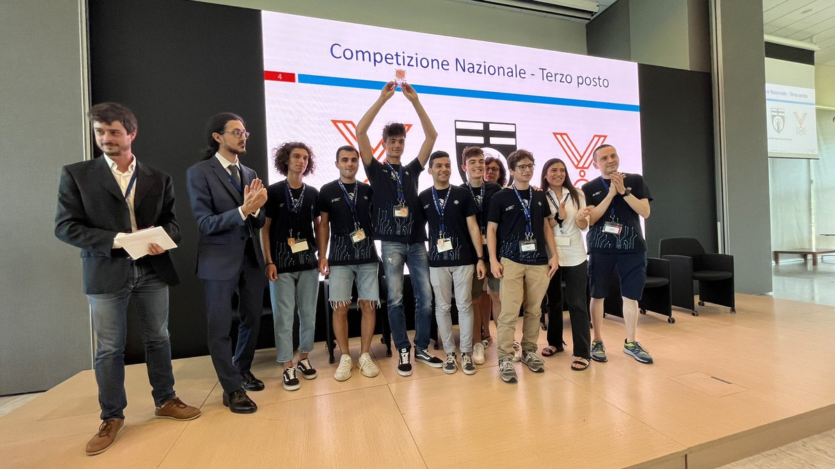 CyberChallengeIT (@cyberchallengit) on Twitter photo 🚩 Il podio di CyberChallengeIT 2022.
🥉 <a href="/UniGenova/">Università di Genova</a>
📺 youtu.be/xLM5dho0Fjw
#CCIT22
#CyberChallengeIT
#cybersecurity
#Torino 🚩 Il podio di CyberChallengeIT 2022.
🥉 <a href="/UniGenova/">Università di Genova</a>
📺 youtu.be/xLM5dho0Fjw
#CCIT22
#CyberChallengeIT
#cybersecurity
#Torino