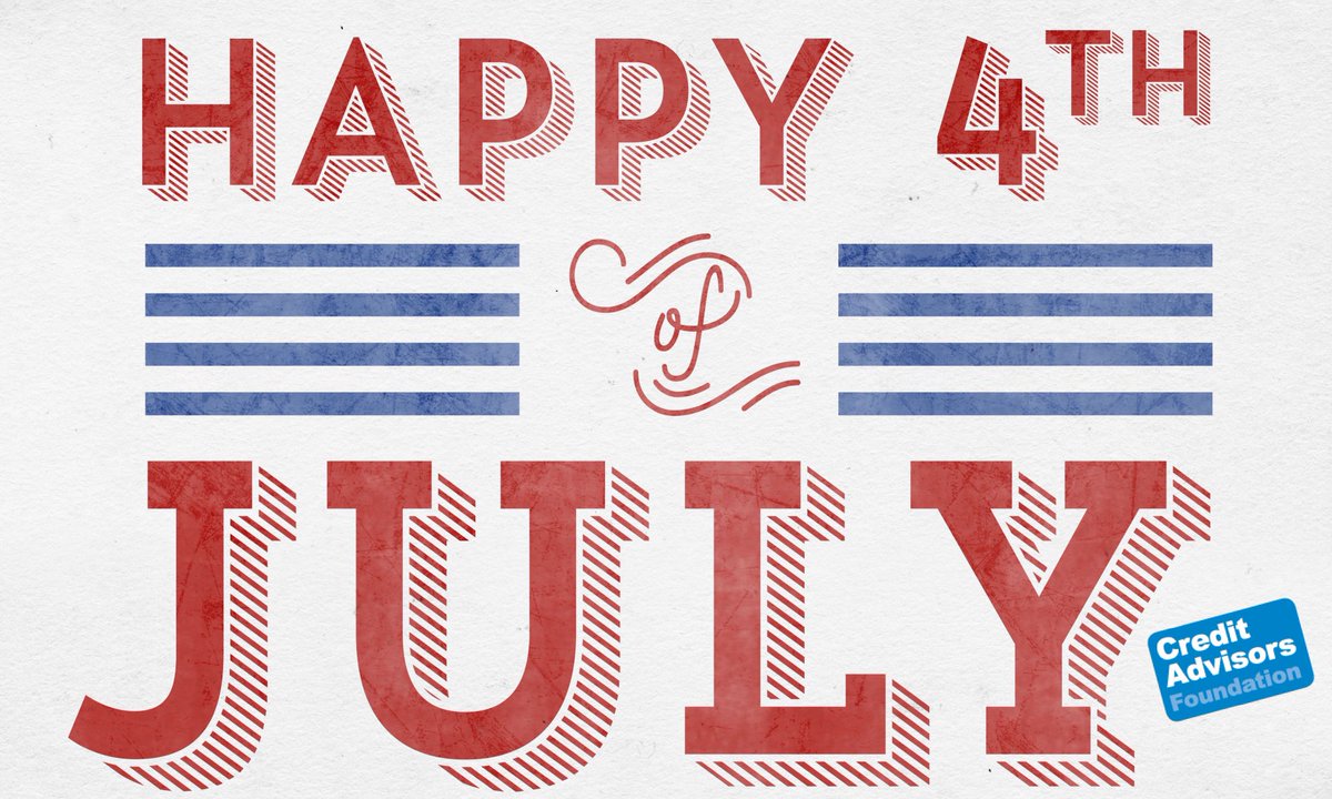 As we celebrate our nation’s independence, Credit Advisors Foundation will be closed on Monday, July 4th. Our regular office hours will resume on Tuesday, July 5th. Have a safe and wonderful holiday.