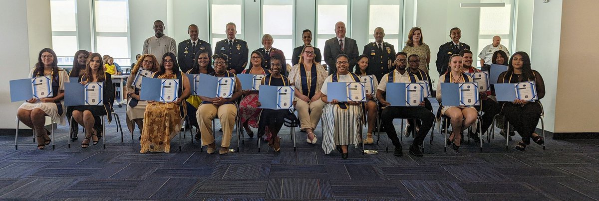 PPDCommish's tweet photo. Congratulations to our newest class of 9-1-1 Dispatchers who graduated this morning from training! We thank them for taking on this critical call to public service, and welcome them to the @PhillyPolice Department! #FirstOfTheFirstResponders #HonorIntegrityService https://t.co/JG0hvKrcbM