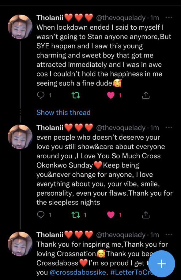 Crossfanpage_'s tweet photo. Congratulations to winners of the #LetterToCross challenge. Please dm us your details for delivery ๐ฅฐ๐ @Favour73468698 @thevoquelady @Big_Derin @FixNworah
#CrossOkonkwo #Crossdabossike https://t.co/SJwBxaXUMt