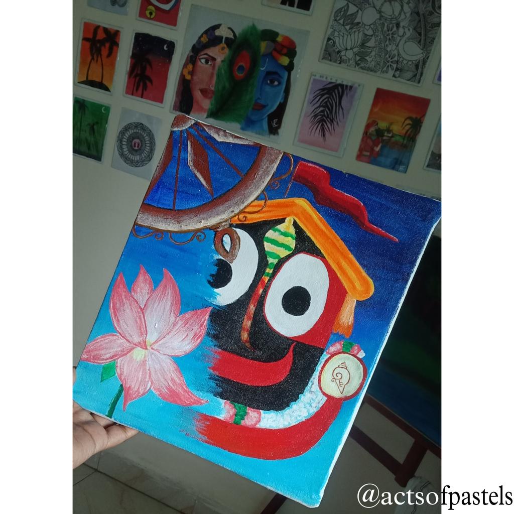 Happy Rath Yatra or Chariot Festival

Peeche to dekho

DM for commission suggestion and collaboration
.
.
#RathYatra #Jagannath #ChariotFestival #arcyliconcanvas #canvaspainting