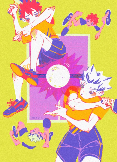 STAR PLAYERS!! 🤺🏓🌟☀️ #haikyuu #bokutokoutarou #hinatashoyo #MSBY 