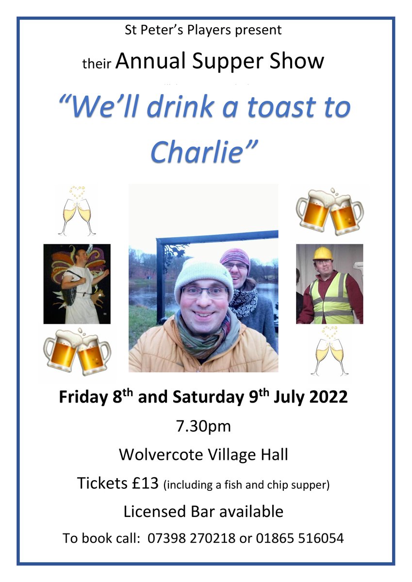 St Peter's Players 2022 Supper Show #oxford #wolvercote