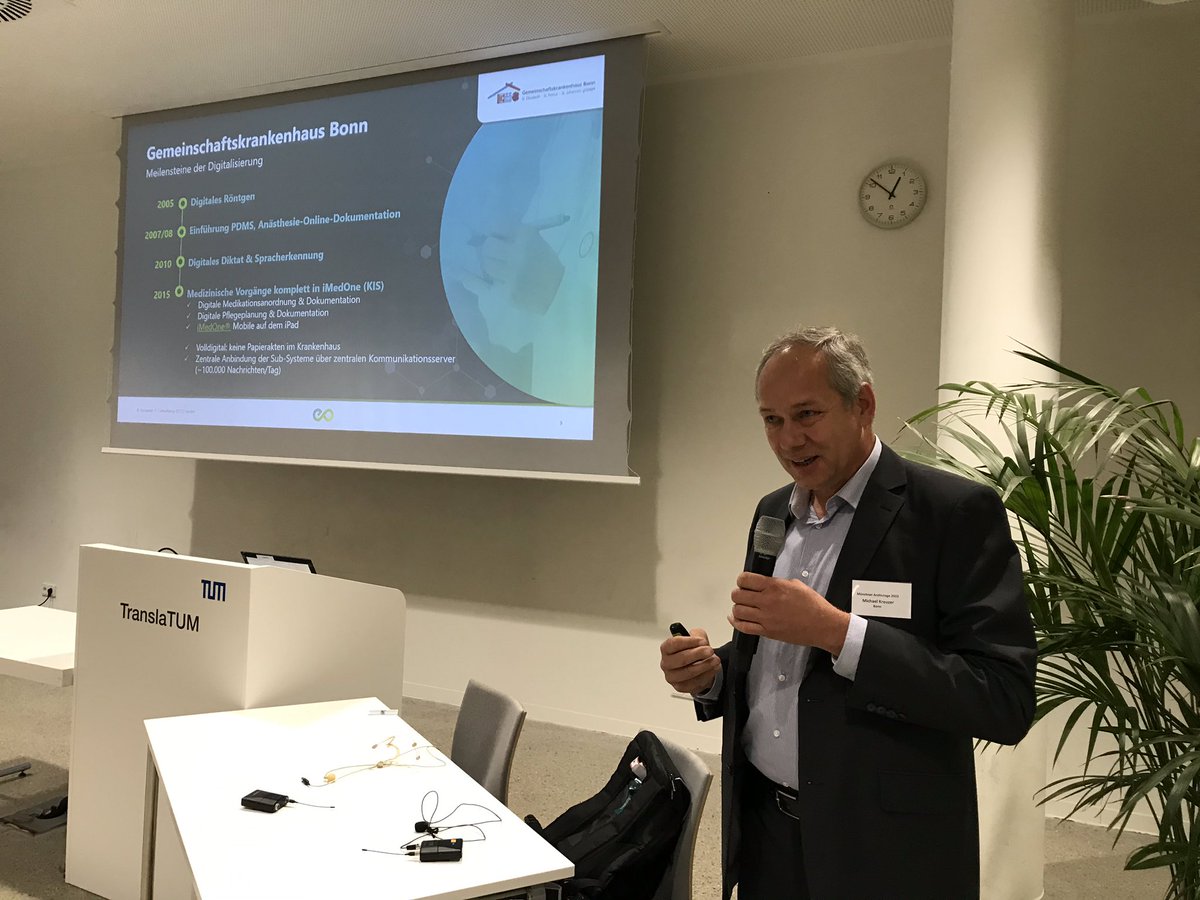 MichaelReiterPR's tweet photo. Münchner #Archivtage, #arveo von #Eitco und Michael Kreuzer, #Gemeinschaftskrankenhaus Bonn: Das Dokumentenmanagement- und Archivierungssystem im Klinikverbund Bonn öffnet die Türen zum Austausch mit Partnern, Patienten https://t.co/9jLwYjqSOa