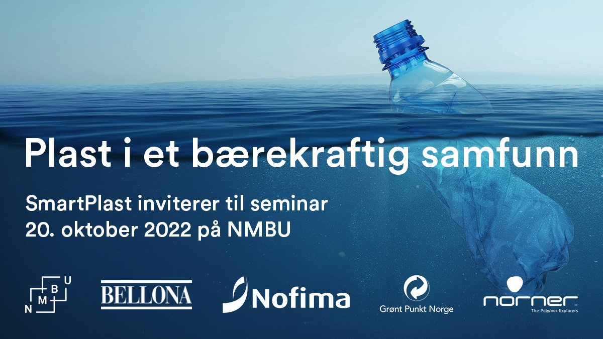 TinaTuveng's tweet photo. Bli med på spennende seminar i regi av NMBUs bærekraftsarena SmartPlast! Mer informasjon legges ut fortløpende her: https://t.co/kzcpu99hGJ

@EijsinkLab @UniNMBU @Bellona_no @norner_as @Gront_punkt @nofima https://t.co/MwwZAo0gA5