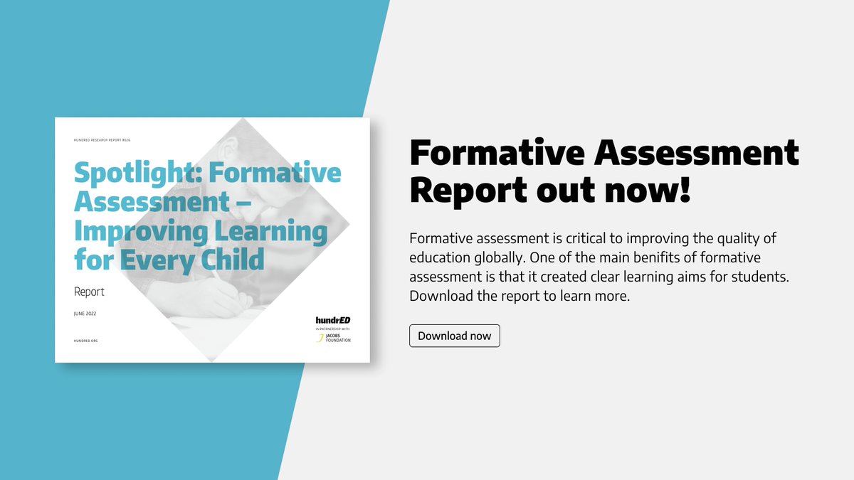 3 reasons you should use #FormativeAssessment in the classroom

🟣 It promotes learning 
🟣 It puts the student at the centre 
🟣 Helps teachers learn how individual students learn 

👉 Learn more: bit.ly/3yND8rY