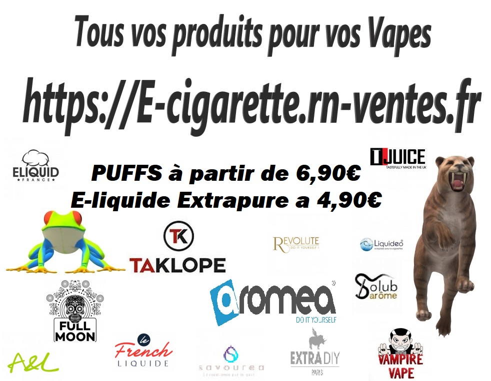 <a href="/sky_benz69/">B3NZ 69</a> @Symah59 @if_tonystar <a href="/FA_VanDerSar/">Es Van Der Sar</a>
 <a href="/J9_x_David/">J9 x David</a> <a href="/IYverogneI/">V Yves Rogne</a>
 Un max de RT , MERCI https:// e-cigarette.rn-ventes.fr