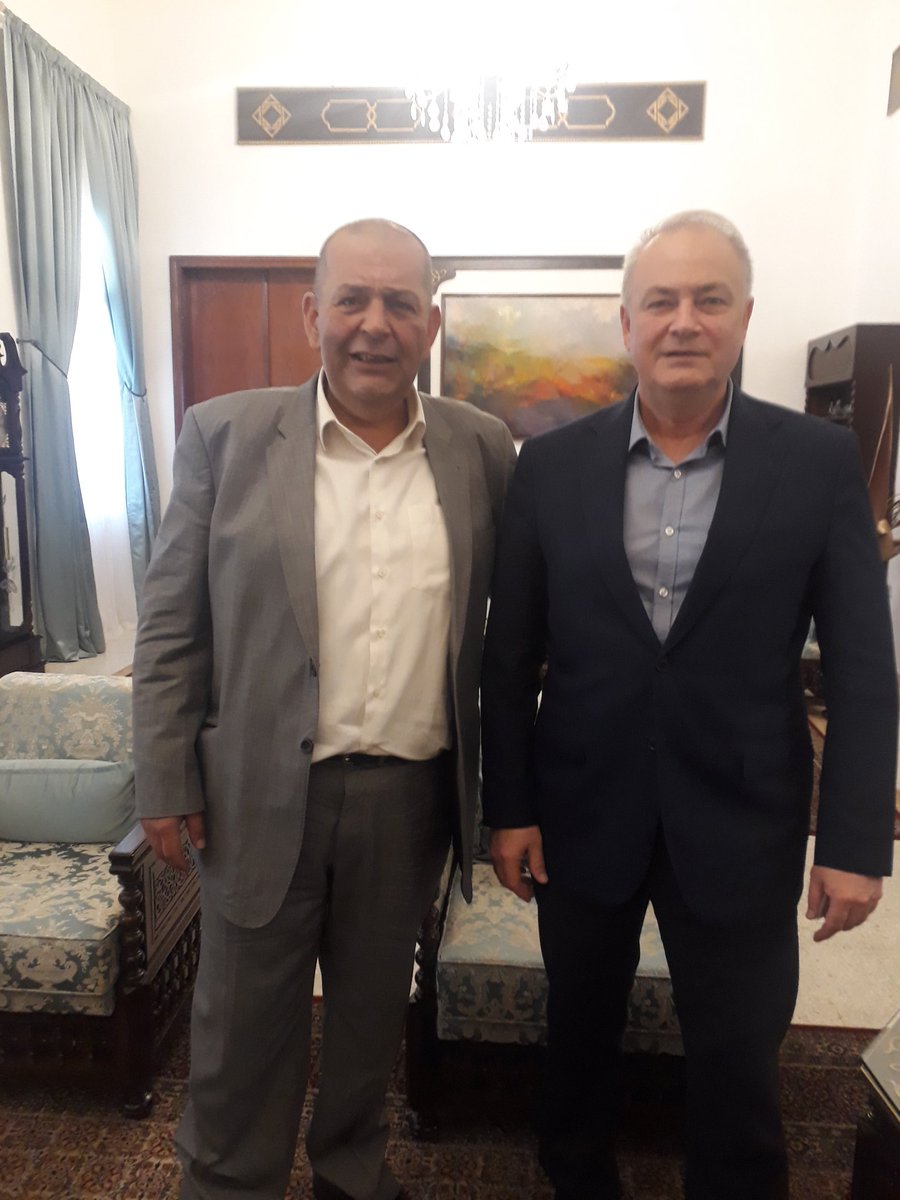 صبحية مميزة مع سعادة السفير الروسي حماه الله