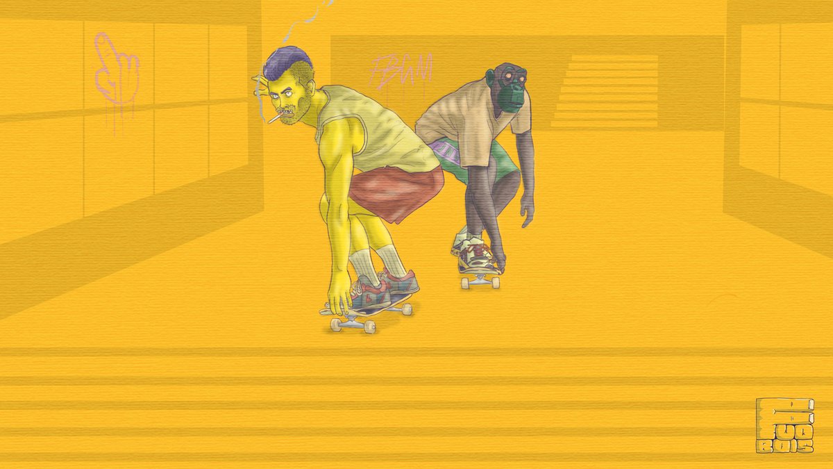 FudBoisNFT's tweet photo. *Sigh*

Some project called @Primatesnft wanted to do a collab. They look alright so, Thought we might as well 🤷‍♂️

Probably one to keep your eye on, But what the FUD do I know🖕

Interact with this post &amp; hop in our discord for a chance at not getting WL 

#Solana #SolanaNFT https://t.co/qPWlla2DTE