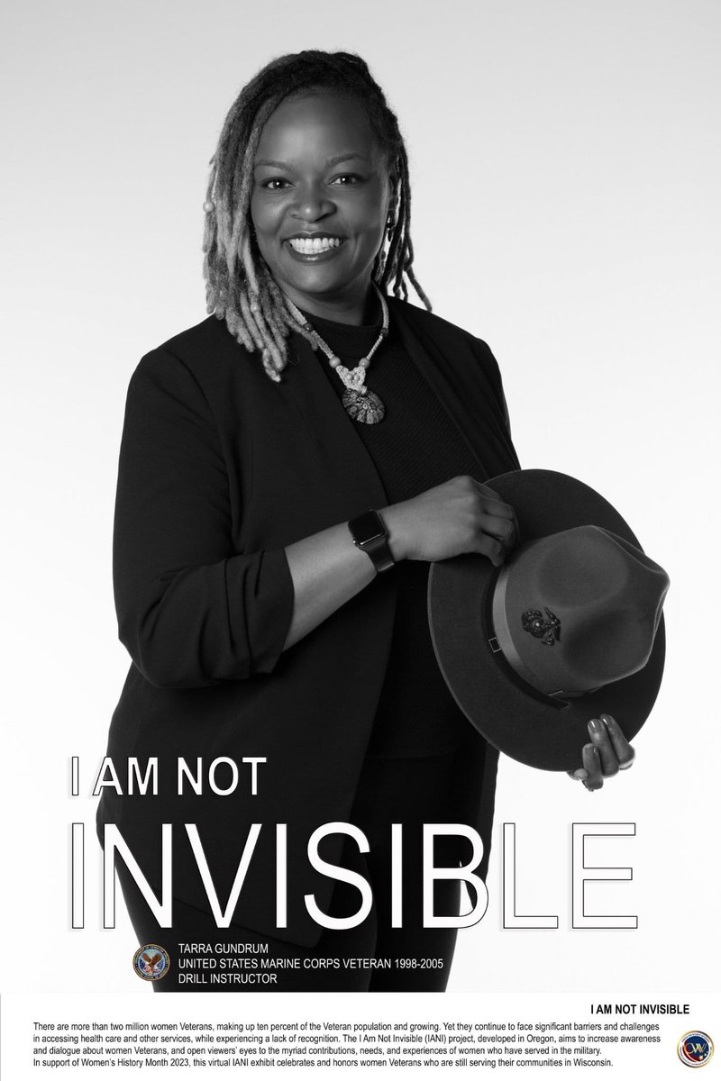 TarraGundrum's tweet photo. I am humbled to be a part up the I AM NOT INVISIBLE, WISCONSIN campaign! The experience was like none other and I had a chance to meet so many AMAZING human beings with common interest … God & Country!🇺🇸 ❤️🙏 #IANI @milwaukeeva #Veterans https://t.co/Yjrw37cuvK