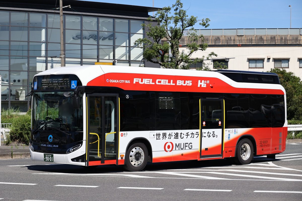 大阪シティバス 32-9001 なにわ230 あ9001 ZBC-MUM1NAE 2022年式