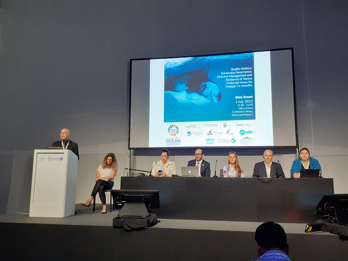 The Hermandad #Galapagos Marine Reserve #RMH results from agreements and joint work with all local actors such as #MasGalapagos and internationally like #PewBertarelliOceanLegacy.

Since May 2021, @Ambiente_Ec with @GustavoManriq_M developed the legal process to create the #RMH.