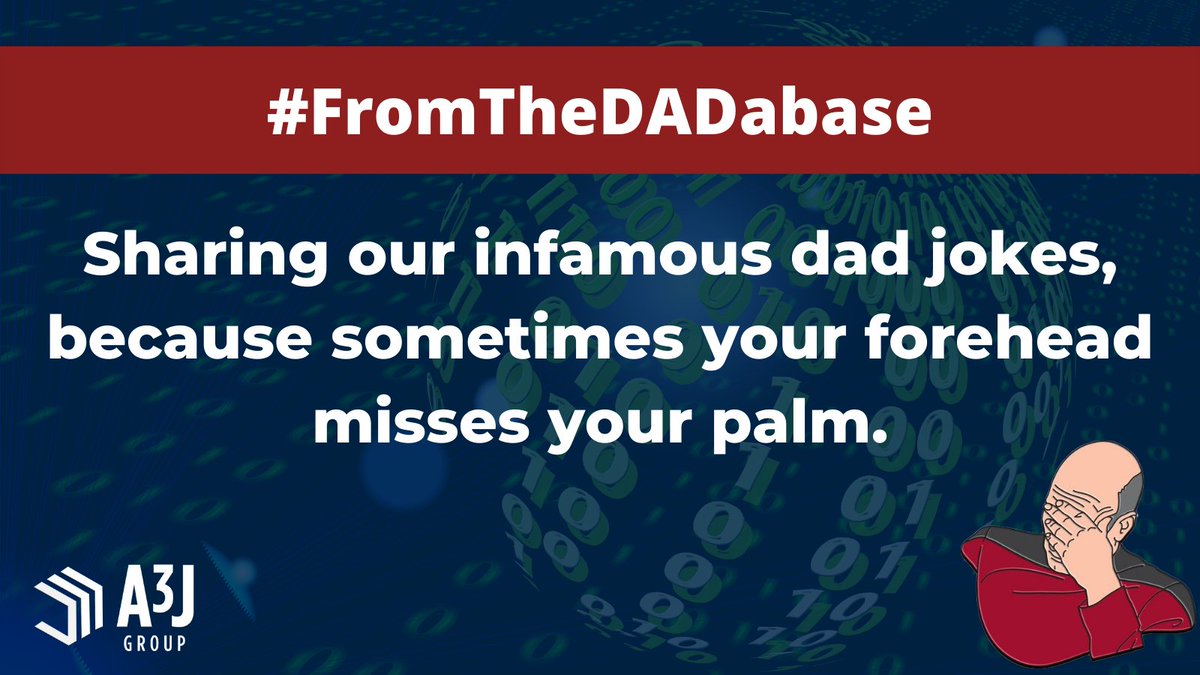 thea3jgroup's tweet image. This International Joke Day we're pulling from the #DADaBase : 

How many types of people are there in the world? There are 10 types of people in the world: those who understand binary and those who do not.