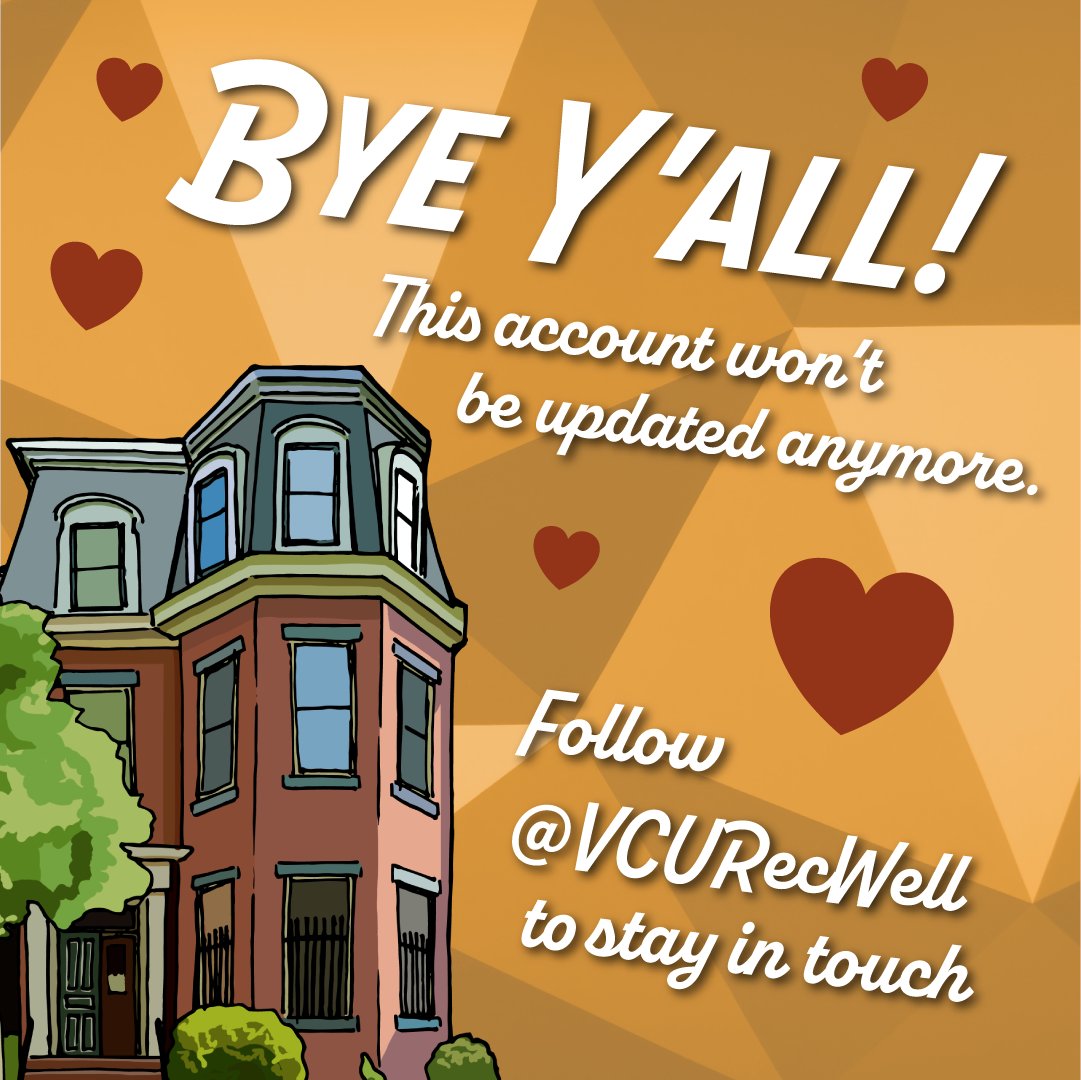 Come join us over at <a href="/VCURecWell/">VCU Recreation and Well-Being</a> Thanks for being in our Ramily! #vcu #rva #VeryCaringU #VCUrecwell