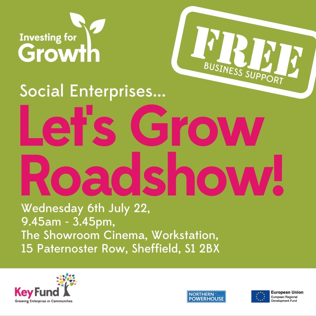 Not long to go! Grab your FREE place at our #sheffield IfG Roadshow event. Expect #bizsupport stories from other #socents, info on the IfG fund, top tips to kick start your application + a free lunch
lnkd.in/gRvWQygi 
<a href="/Veitchie/">Veitchie</a> 
#rotherham #sheffield #barnsley #Doncaster