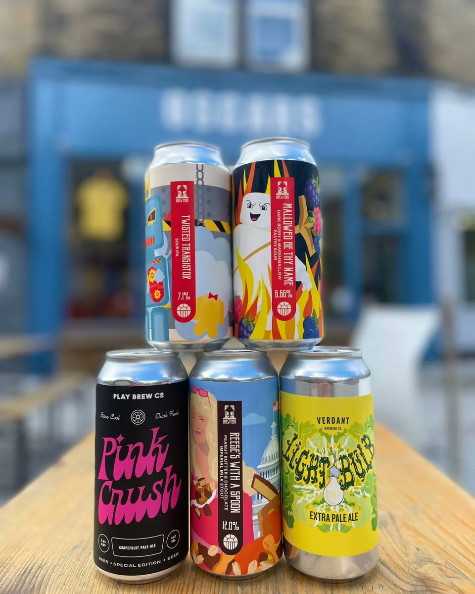 Some beauties are chillin' in the fridge! Have in or grab on the go! #supportsmall #lovelocal #shoplocal #mashgang #nonalc #lowalcohol #sour #ipa #stout #weekend #friyay #Friday #Oscars #morleybottoms #bottomsup #leeds #yorkshireatheart