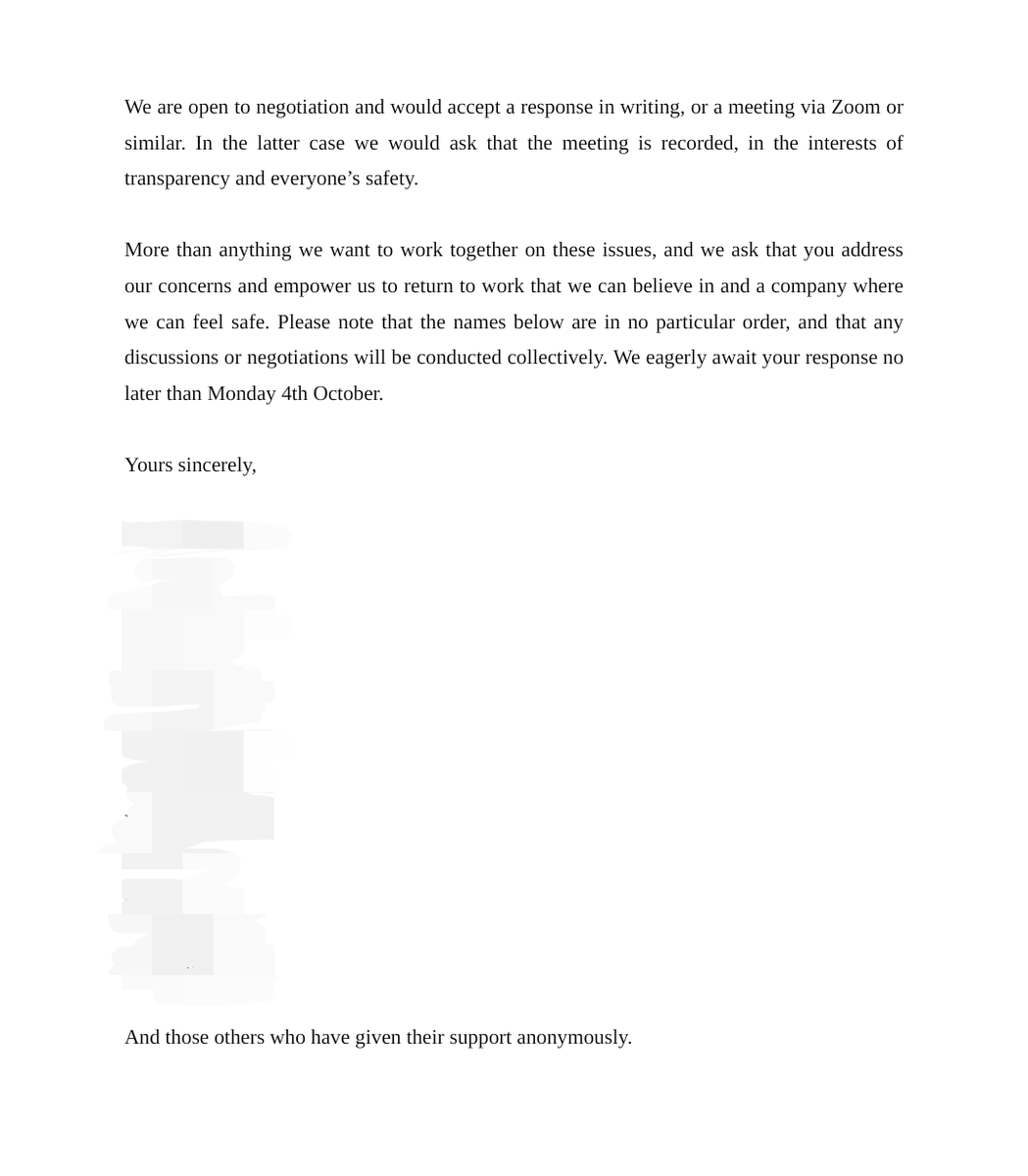 blanketee's tweet photo. This needs to be shared when praising Helen Webberley as someone who cares about trans people's wellbeing. It starts at home. 

When staff at GenderGP asked in writing for better conditions for TNB members: https://t.co/zRbC4V84Kc