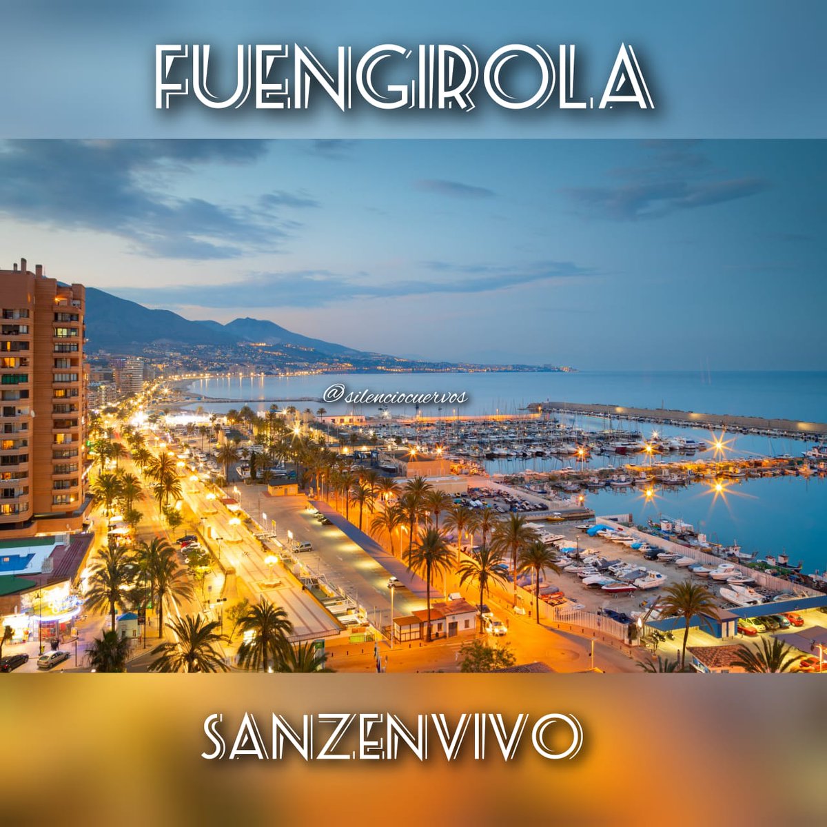 Hoy los lugares se matan por verte  #Fuengirola 🪄 <a href="/alejandrosanz/">Alejandro Sanz</a> 🎶 @oficialfams <a href="/silenciocuervos/">silenciodeloscuervos</a>